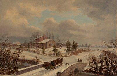 Scena invernale in Pennsylvania da Thomas Birch