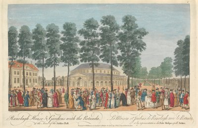 Ranelagh House e Giardini con la Rotonda al Tempo del Ballo del Giubileo da Thomas Bowles
