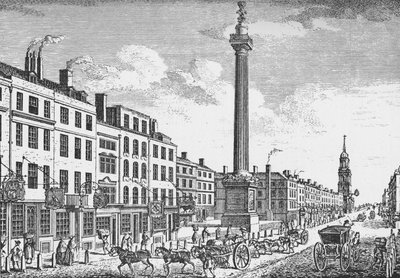 Il Monumento, Città di Londra, c1755 1903 da Thomas Bowles