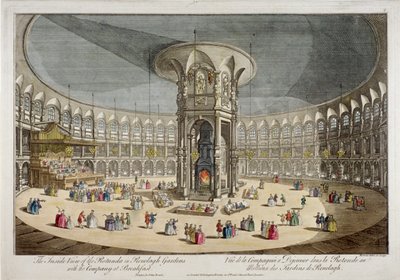 La Rotonda nei Giardini di Ranelagh, Chelsea, Londra, c1750 da Thomas Bowles
