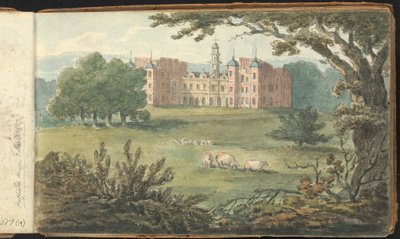 Album di Studi di Paesaggi e Figure: Hatfield House da Thomas Bradshaw