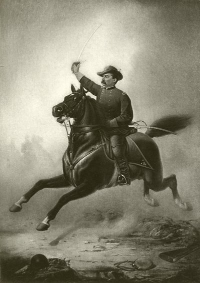 La cavalcata di Sheridan (incisione) da Thomas Buchanan Read