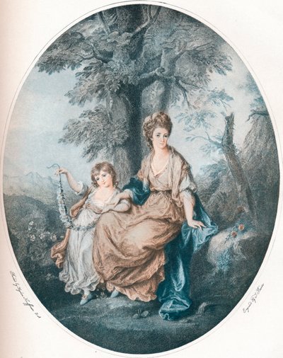 Lady Rushout e sua figlia da Thomas Burke