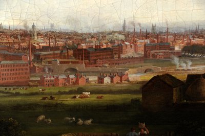 Veduta di Leeds da Thomas Burras