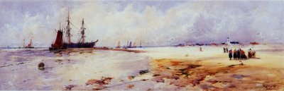 Pescatori a Katwyk Sands da Thomas Bush Hardy