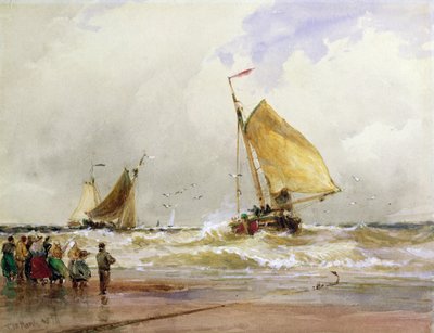 Spiaggia di Scheveningen da Thomas Bush Hardy