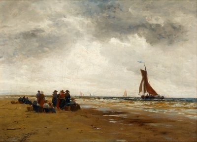 Aspettando il ritorno delle barche da pesca, Olanda da Thomas Bush Hardy