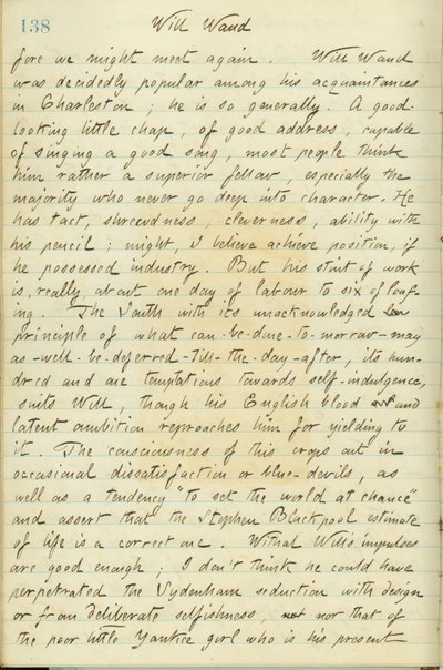 Descrive William Waud da Thomas Butler Gunn