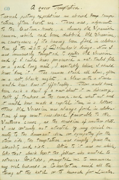 Diari di Thomas Butler Gunn - Volume 15, pagina 70, 12 gennaio 1861 da Thomas Butler Gunn