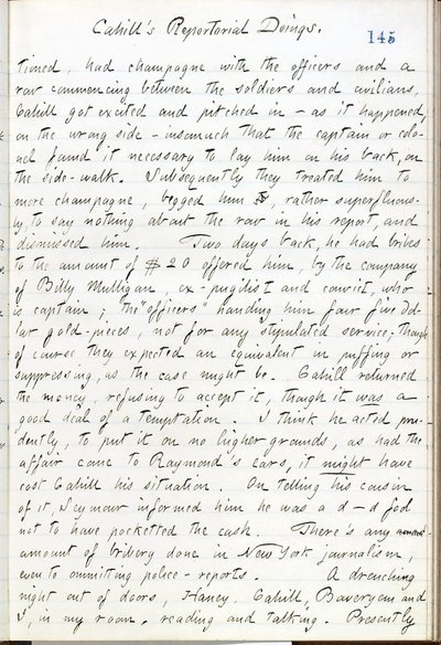 Diari di Thomas Butler Gunn - Volume 16, pagina 166, 10 maggio 1861 da Thomas Butler Gunn