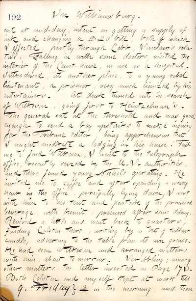 Diari di Thomas Butler Gunn - Volume 19, pagina 222, 8 maggio 1862 da Thomas Butler Gunn