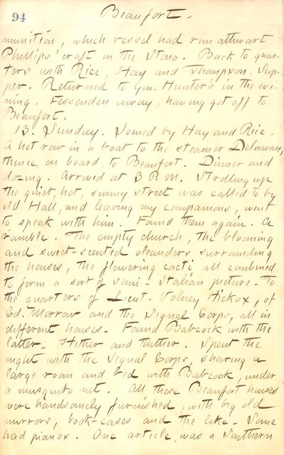 Diari di Thomas Butler Gunn - Volume 20, pagina 104, 12 luglio 1862 da Thomas Butler Gunn