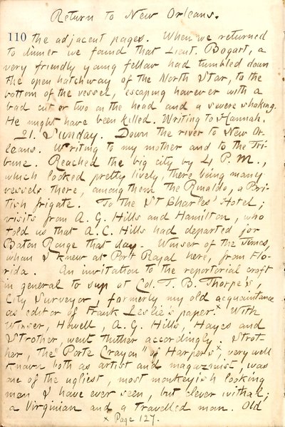 Diari di Thomas Butler Gunn - Volume 21, pagina 120, 20 dicembre 1862 da Thomas Butler Gunn