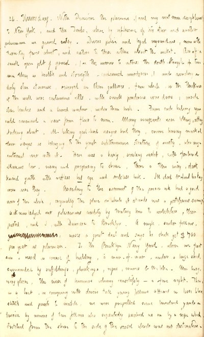 Diari di Thomas Butler Gunn - Volume 2, pagina 142, 24 luglio 1851 da Thomas Butler Gunn