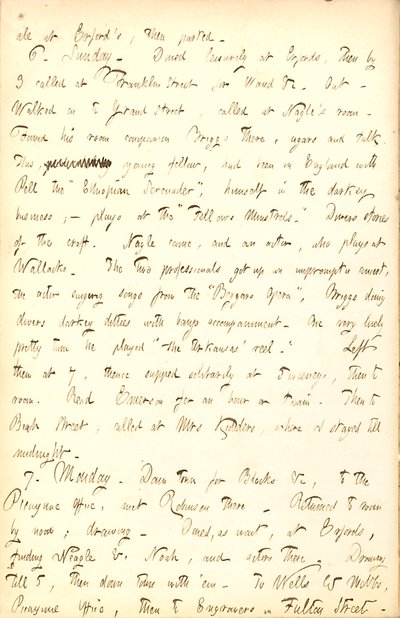 Diari di Thomas Butler Gunn - Volume 5, pagina 164, 5-7 marzo 1853 da Thomas Butler Gunn