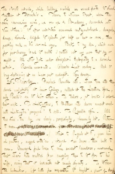 Diari di Thomas Butler Gunn - Volume 5, pagina 21, 25-26 agosto 1852 da Thomas Butler Gunn
