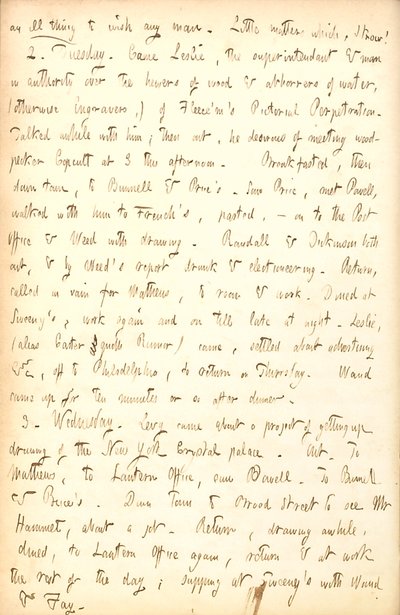 Diari di Thomas Butler Gunn - Volume 5, pagina 83, 1-3 novembre 1852 da Thomas Butler Gunn