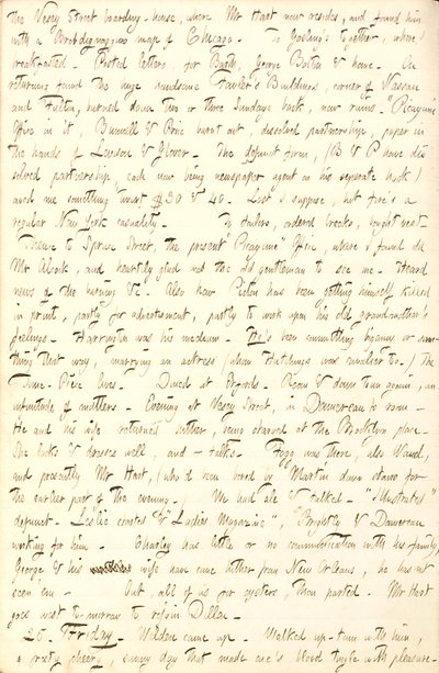 Diari di Thomas Butler Gunn - Volume 6, pagina 206, 24-25 novembre 1853 da Thomas Butler Gunn