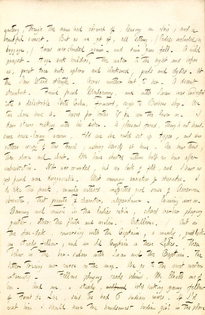 Diari di Thomas Butler Gunn - Volume 6, pagina 59, 13 agosto 1853 da Thomas Butler Gunn