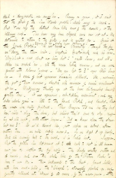 Diari di Thomas Butler Gunn - Volume 6, pagina 65, 14 agosto 1853 da Thomas Butler Gunn