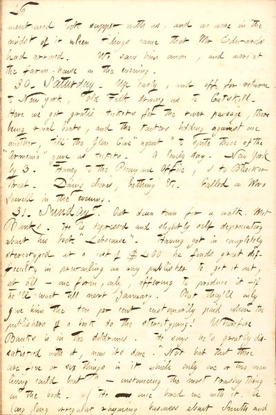 Diari di Thomas Butler Gunn - Volume 8, pagina 53, 29-31 agosto 1856 da Thomas Butler Gunn