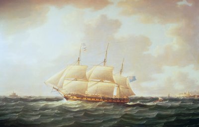 H.M.S. Minerva da Thomas Buttersworth