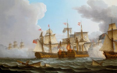 La battaglia di Capo San Vincenzo da Thomas Buttersworth