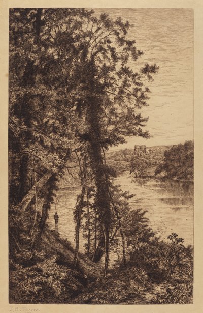 Senza Titolo (Paesaggio con Pescatore) da Thomas C. Farrer