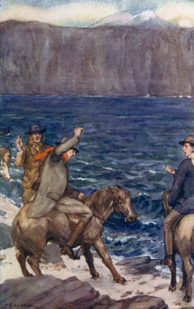 Illustrazione per Viaggio al centro della Terra di Jules Verne da Thomas Cantrell Dugdale