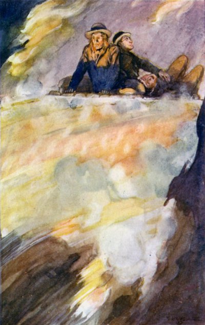 Illustrazione per Viaggio al Centro della Terra di Jules Verne da Thomas Cantrell Dugdale