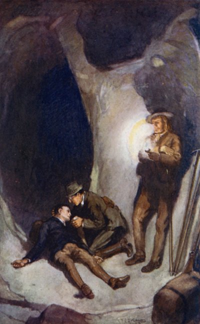 Illustrazione per Viaggio al centro della Terra di Jules Verne da Thomas Cantrell Dugdale