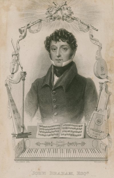 John Braham, cantante da Thomas Charles Wageman