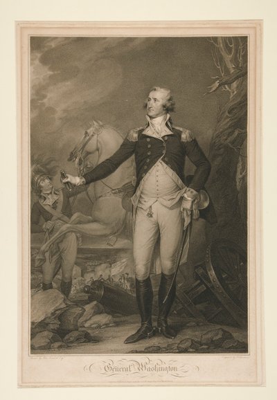 George Washington alla Battaglia di Trenton da Thomas Cheesman