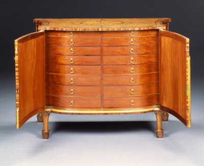 Una delle due comò di Giorgio III da Thomas Chippendale