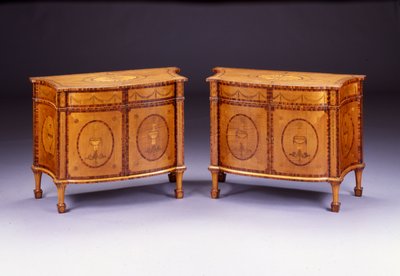 Coppia di comò Giorgio III da Thomas Chippendale