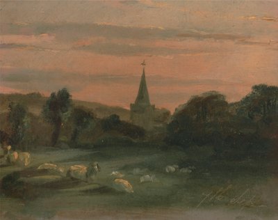 Chiesa di Stoke Poges da Thomas Churchyard
