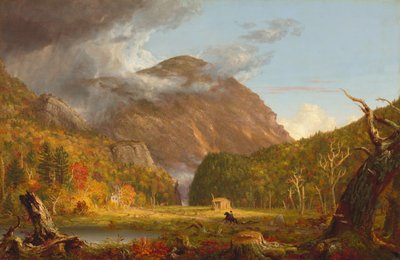 Una Vista del Passo di Montagna Chiamato il Notch delle White Mountains, Crawford Notch, 1839 da Thomas Cole