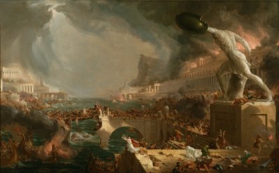 La distruzione di un impero da Thomas Cole