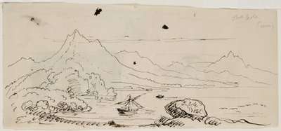 Schizzo di paesaggio, 1841 da Thomas Cole