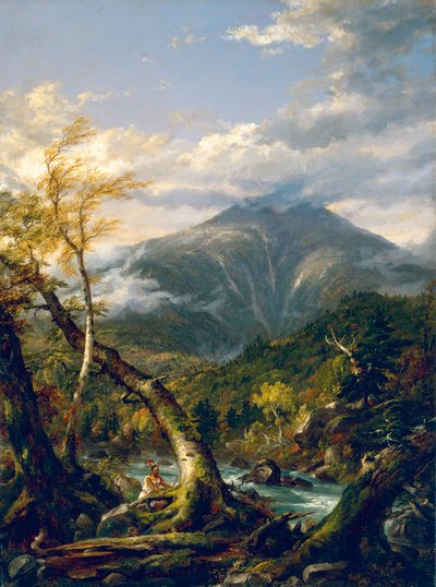 Monte Marcy dal fiume Opalescent da Thomas Cole
