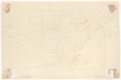 Paesaggio montano (verso) da Thomas Cole