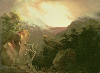 Alba sulla montagna da Thomas Cole