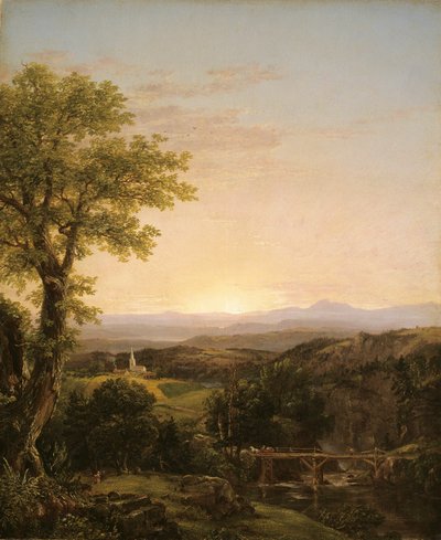 Paesaggio del New England da Thomas Cole