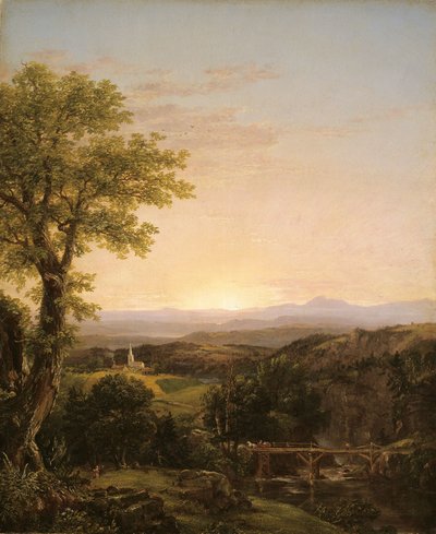 Paesaggio del New England, 1839 da Thomas Cole