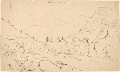 Sulla strada da Conway da Thomas Cole