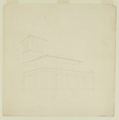 Villa proposta a Catskill da Thomas Cole