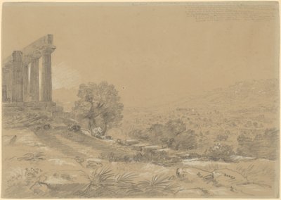Tempio di Giunone, Agrigento da Thomas Cole