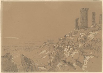 Templi di Giunone, Lucina e Concordia - Agrigento, Sicilia da Thomas Cole