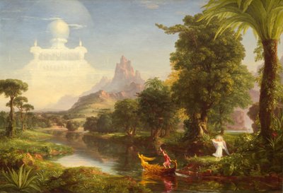 Il viaggio della vita: gioventù da Thomas Cole