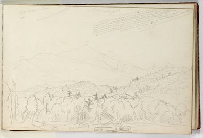 Veduta del Monte Schroon guardando a nord, 28 giugno da Thomas Cole
